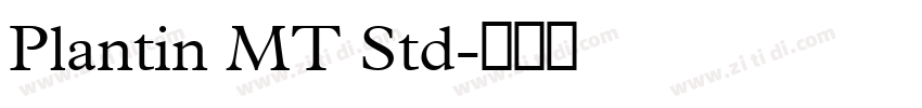 Plantin MT Std字体转换 Plantin MT Std字体转换